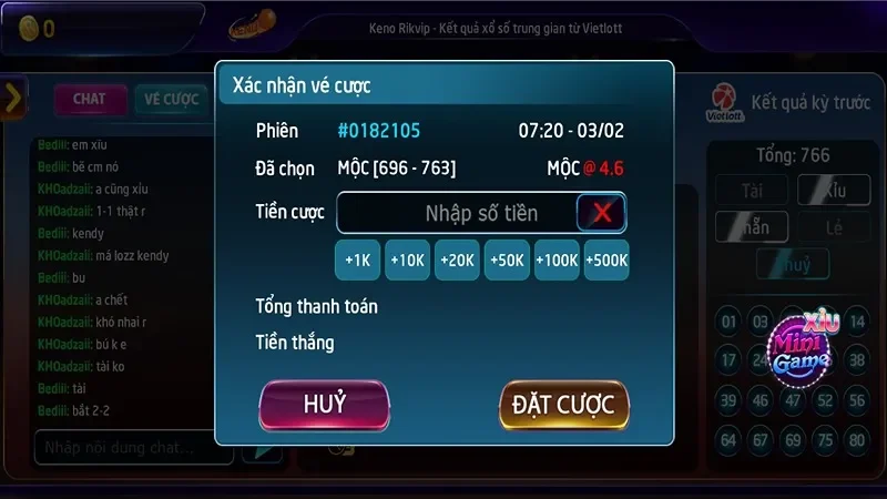 Tại sao Vietlott Keno xổ số tự chọn Rikvip lại được yêu thích đến vậy