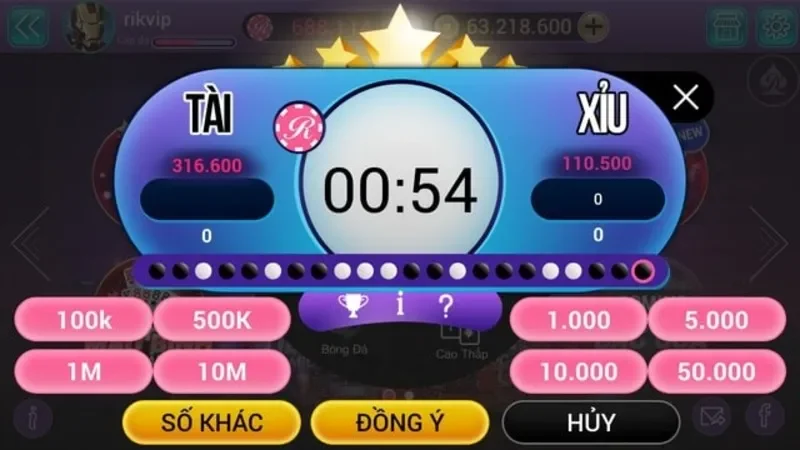 Những ưu điểm vượt trội khi tham gia chơi tài xỉu Rikvip